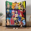 1pc One Piece Adventure Soft Throw Blanket Flannel All Season Light Weight Living Room/Bedroom Warm Blanket. M7270128