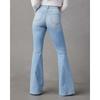 Primavera verão calças jeans femininas cintura alta buraco rua tempero queimado calças compridas