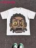 T Shirt Print ,Graphic-Cotton Tees Size Plus, Cartoon Round Neck Short Sleeve, PAYEAH Streetwear T