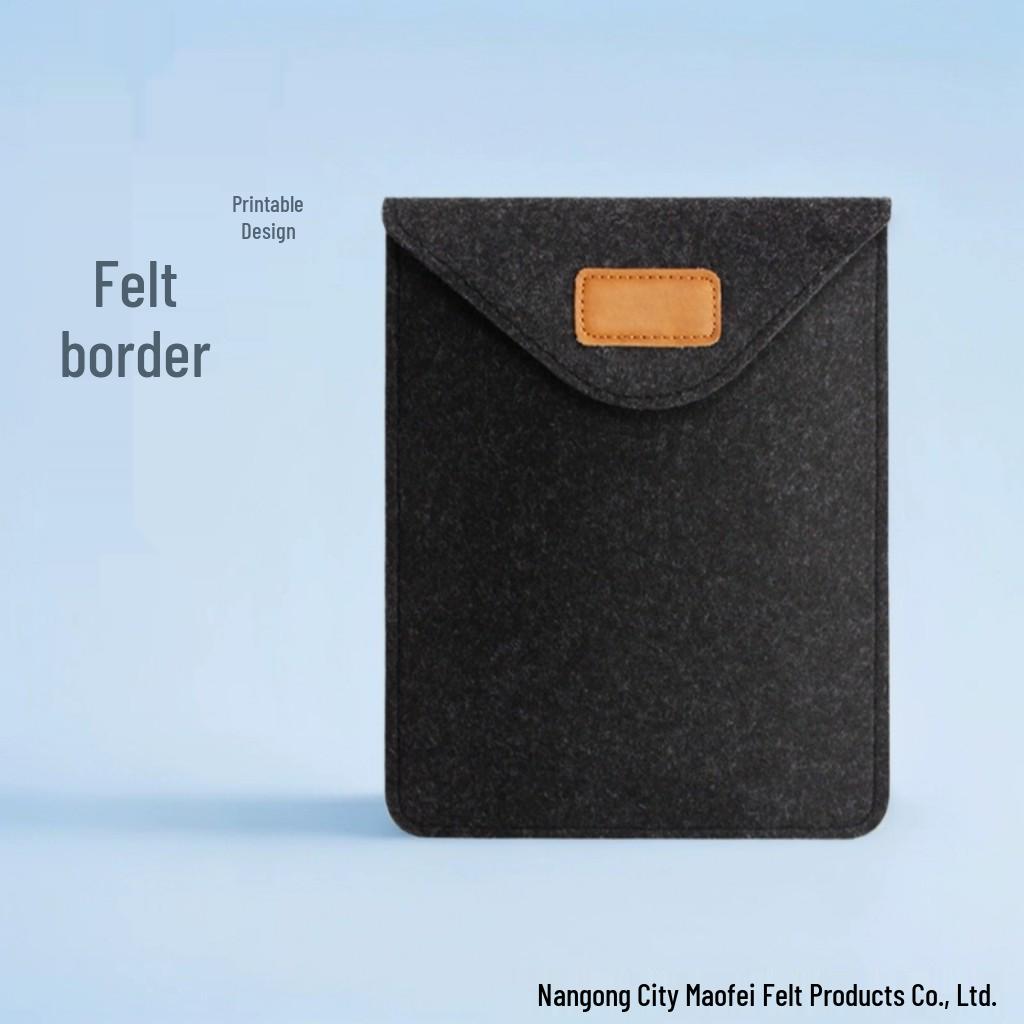 

Felt Tablet and Document Storage Bag with Customizable Logo Option