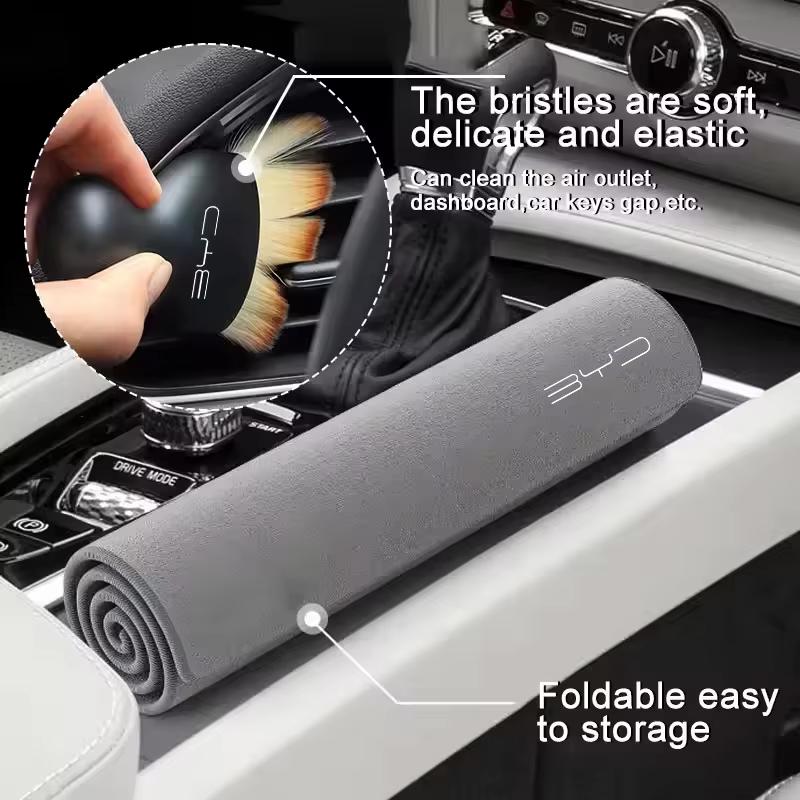 For BYD M6 G3 G5 F0 E6 L3 S6 T3 13 F3 S7 E5 tang yuan atto3 song Covers New Colour Car Microfiber Cleaning Towel Super Absorbent