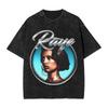 Pop Singer Raye New Album Poster Print TShirt Men Women Vintage Washed Harajuku Fashion Oversize Top Cotton Solf Summer New Top