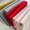 High Quality 100% Wool Wraps Female Male Solid Classic Muffler Women Man Scarves  Autumn Winter Soft Warm Casual Couple Scarf