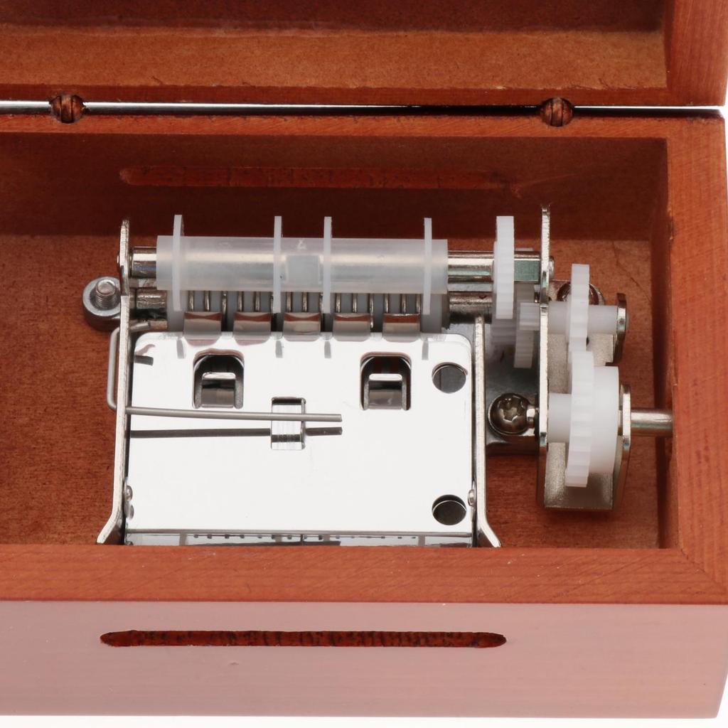 DIY Hand Crank Music Box Movement + Hole Puncher + 16 Songs 15 Blank Tapes