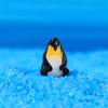 Penguin Series Ice Hockey Micro-landscape Resin Ornaments for Fish Tanks