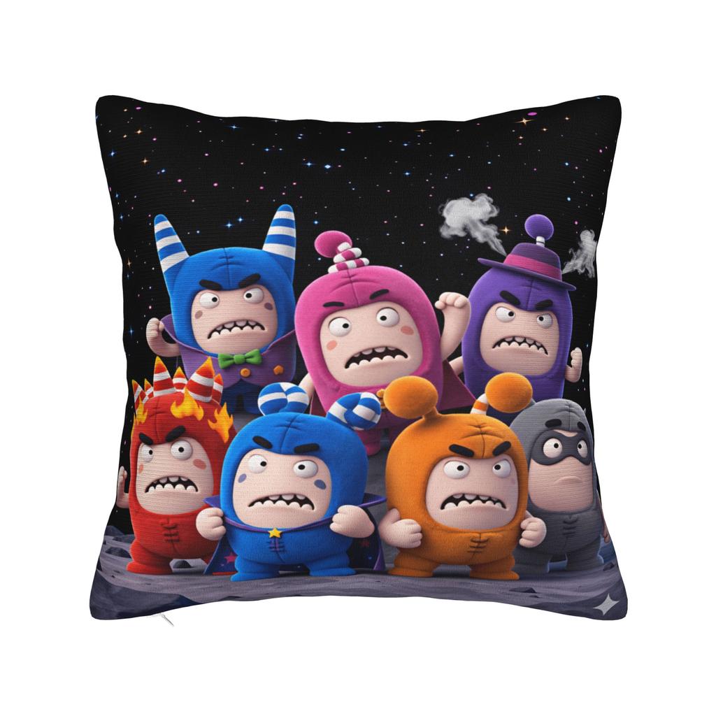 Oddbodes Cartoon Pillow Case  Print Pillow Cover For Wedding Party Home Decor Funny Pillowcases