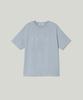 OSTKAKA Stitch Logo Embroidered Oversized T-Shirt Sky Blue