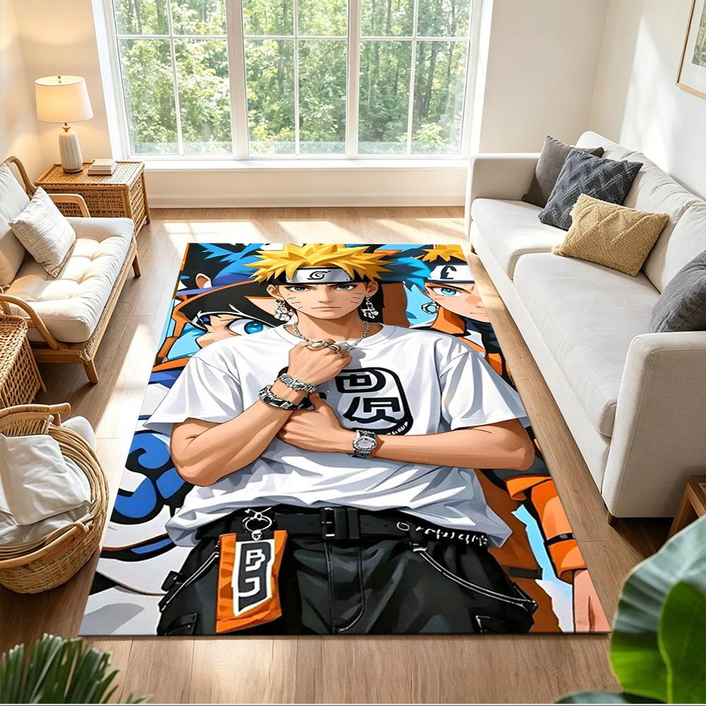 Naruto Floor Rug Office Rug Suitable for Dormitory Playrooms Game Room Foyer Antislip Carpet Decorate Offices Wedding Party Gift