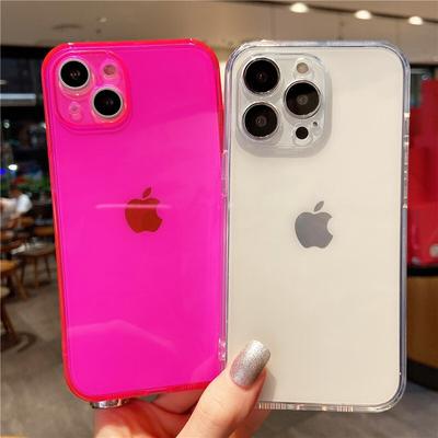 Coque pour iPhone 13 Pro Max carrée souple coque arrière transparente pour iPhone 12 11 Pro Max 13 Mini coque XR X XS Max 7 8 6S Plus SE 2020