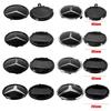 Car Sticker 185/205MM Car Front Grille Badge Decal Cover Emblem Replacement Accessories For Mercedes Benz W204 W205 W206 W213 W2