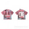 RRR123 Washed Vintage Streetwear Graphic Tee Unisex Loose Fit Cotton Short Sleeve T-Shirt