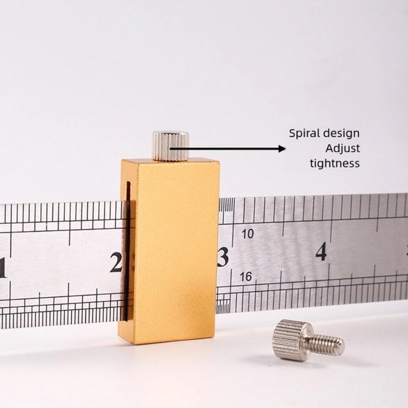 High Accuracy Aluminum Positioning Block With Clear Visible Marking Essential For Engineering Projects Laboratory Analysis And Carpentry