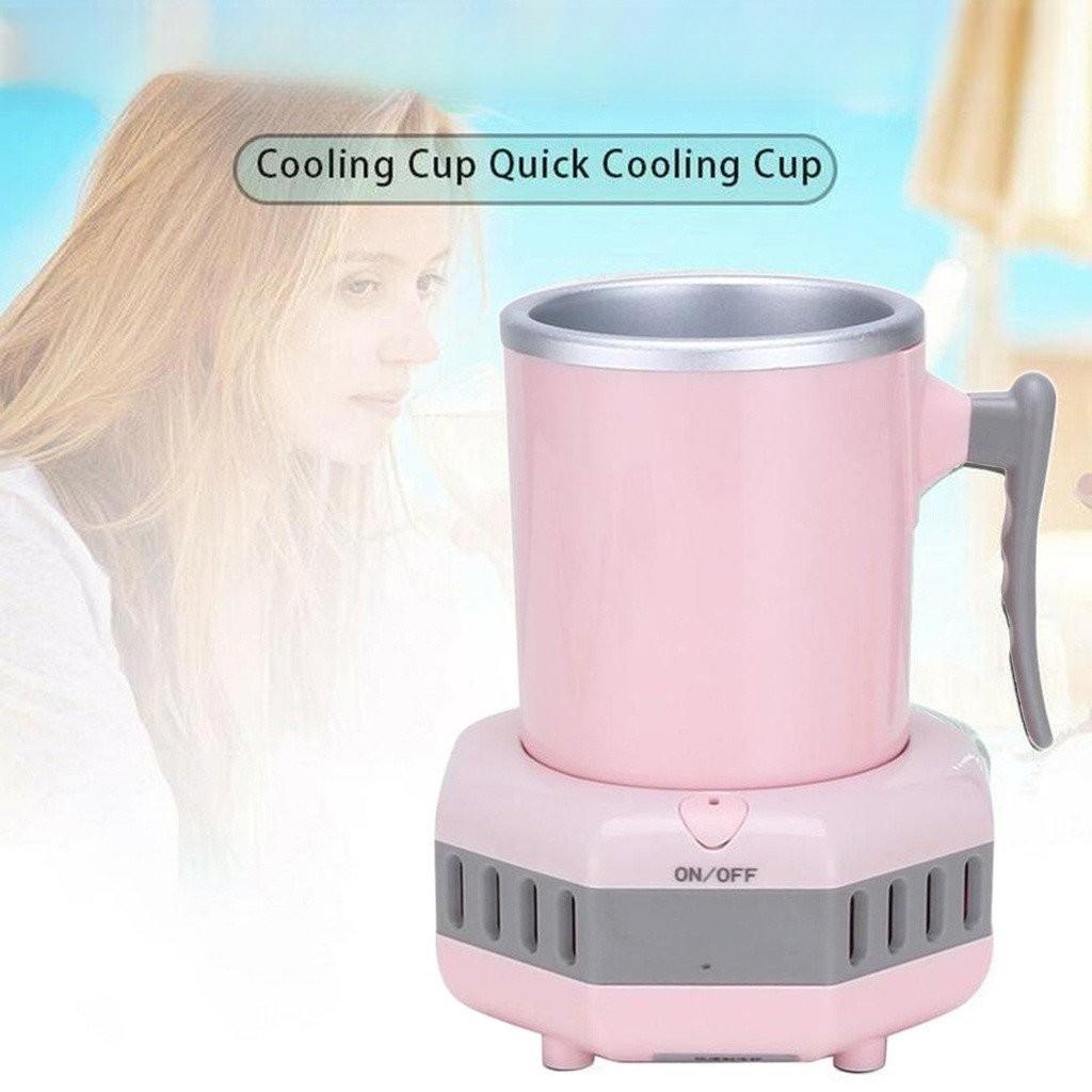 420ml Capacity Mini Desktop Quick Maker Machine Ice Making Kettle Portable Electric Beverage Cooling Cup