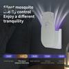 Mosquito Lamp Fruit Fly Trap with Sticky Pads Residue-free Plug-Play Highly Effective UV Blueish-Purple Light EU Plug Fly Trap