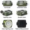 Compass High Precision Multifunctional Military North Green Compass Outdoor,Survival Emergency Luminous Sighting Compass