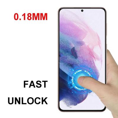 Wsparcie Odblokowanie odcisków palców Osłona ze szkła hartowanego do Samsung Galaxy S24 Ultra S24+ / S23+ 5G/ S22 / S22+ S21+ Plus 2 szt. Folia ochronna na ekran HD