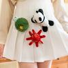 Penguin Series Animal Red Panda Standing Shoulder Decorative Pendant Plush Toy