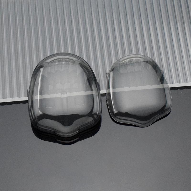 Autoschlüsselhülle für Mitsubishi Lancer EX ASX Outlander Galant Pajero, transparente TPU-Fernbedienung, Auto-Shell-Schlüsselanhänger-Zubehör