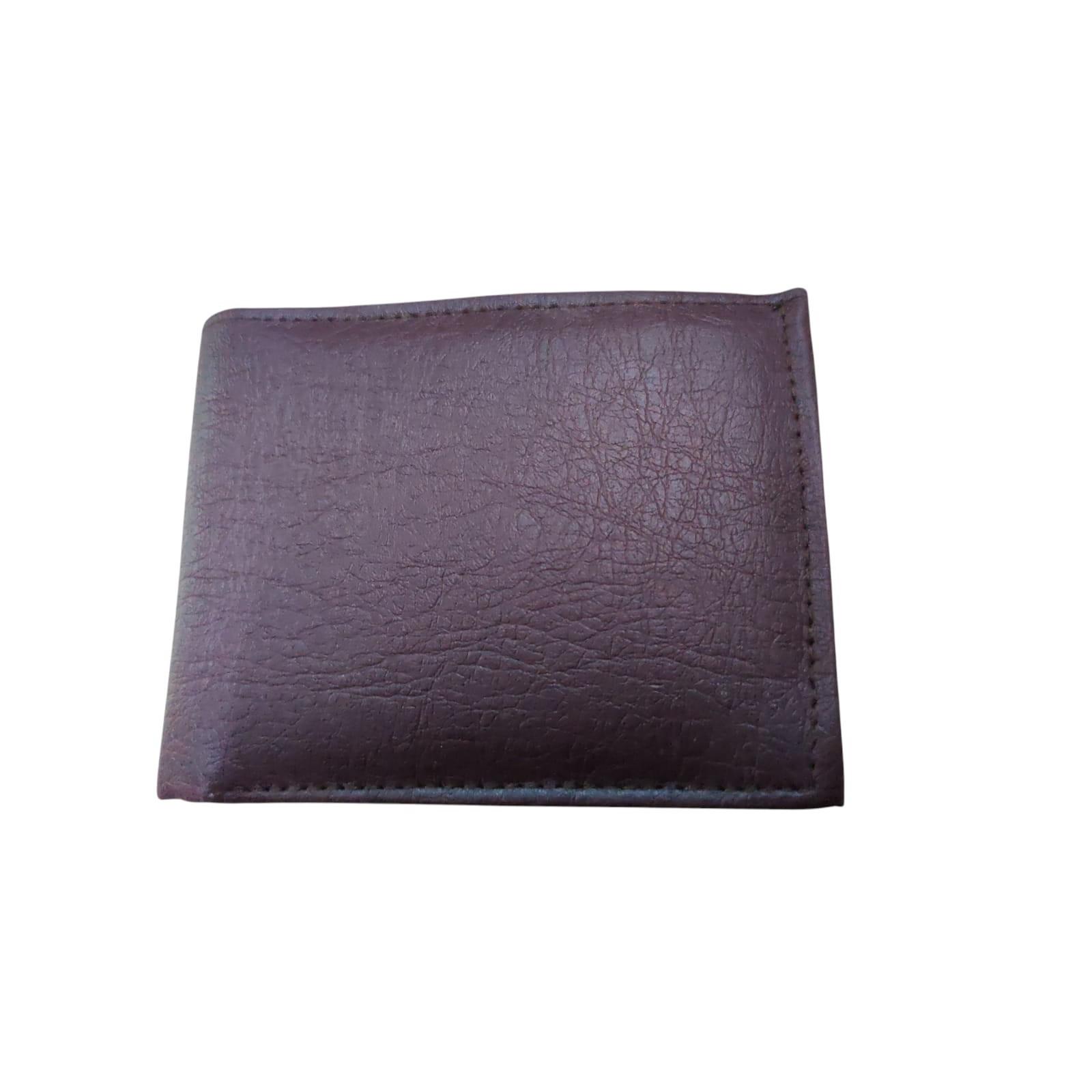 

@ Leather Wallet Pocket Card Holder Brown Color For Men 84Gm Zr-8005-60%Off