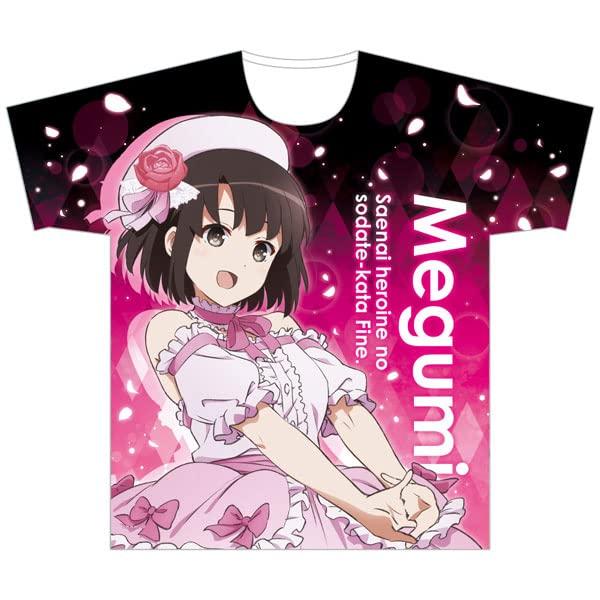 [azumaker] "Saekano: How To Raise a Boring Girlfriend Fine" Full Graphic T-Shirt [Megumi Kato] XL Size