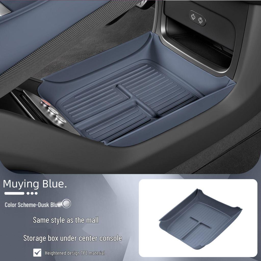 Silicone Pad for Xiaomi YU7 Central Console Armrest Box Organizer