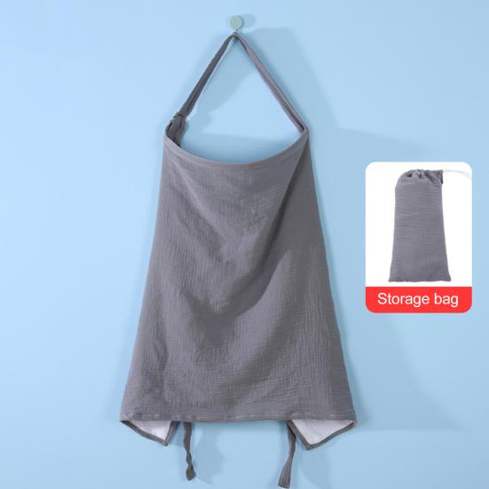 Peleryna do karmienia piersią Jednolity kolor Oddychająca Lekka Regulowany pasek na szyję Osłona prywatności Fartuch do karmienia