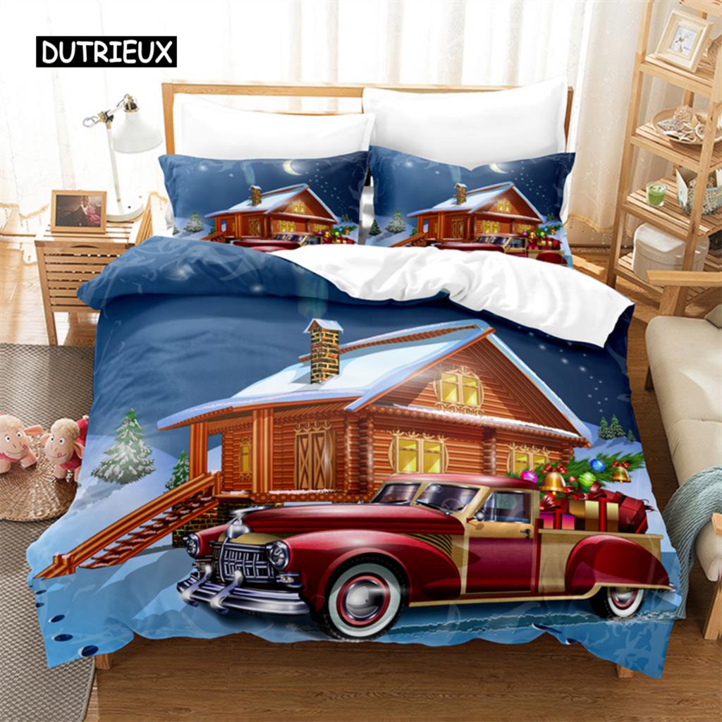 Christmas, Snowman Bedding Set Duvet Cover Set 3d Bedding Digital Printing Bed Linen Queen Size Bedding Set Fashion Design