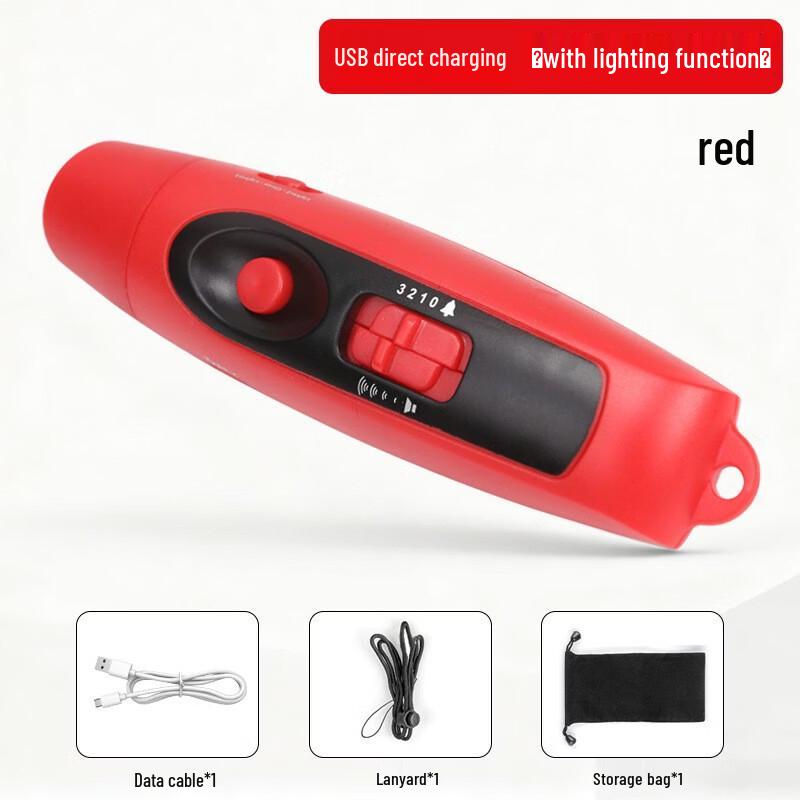 USB Rechargeable Electronic Whistle with Light