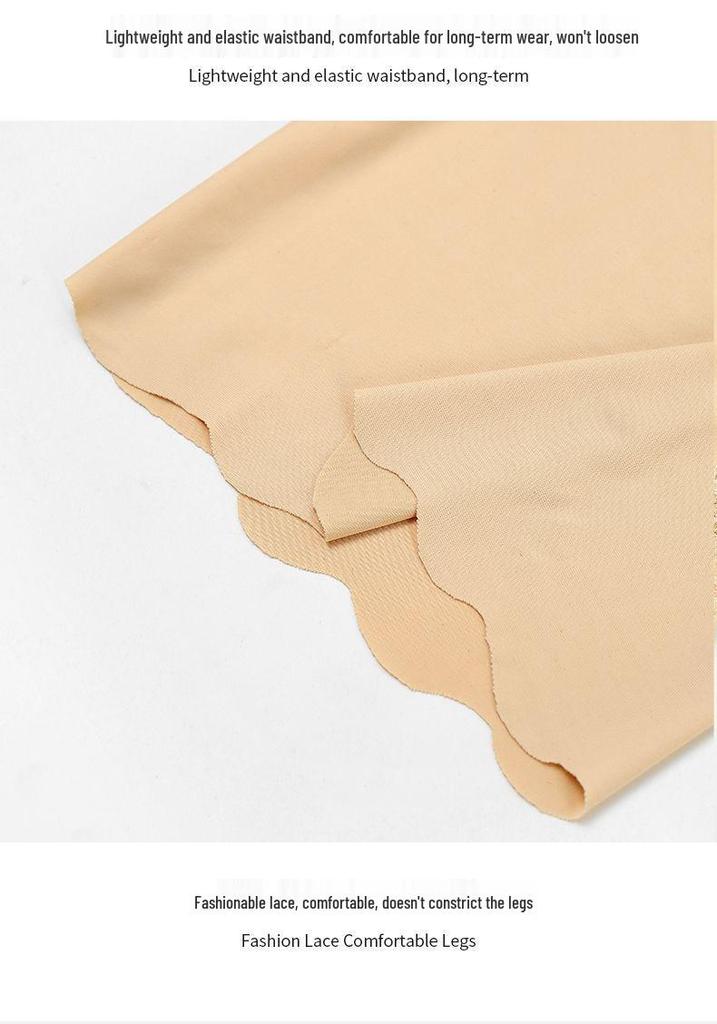Ice Silk Women's Anti-Chafing Plus Size 2-in-1 Safety Capris