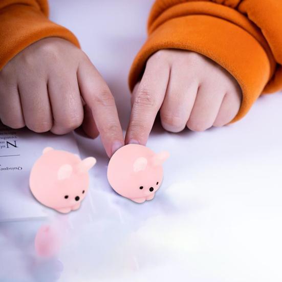 Soft Rabbit Ball Decompression Healing Squeeze Fun Kid Toy Gift Stress Reliever Decor