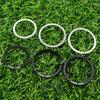 6pcs Light weight Crankset Washers Aluminum Alloys Bottom Bracket Spacers Durability Bike Accessories