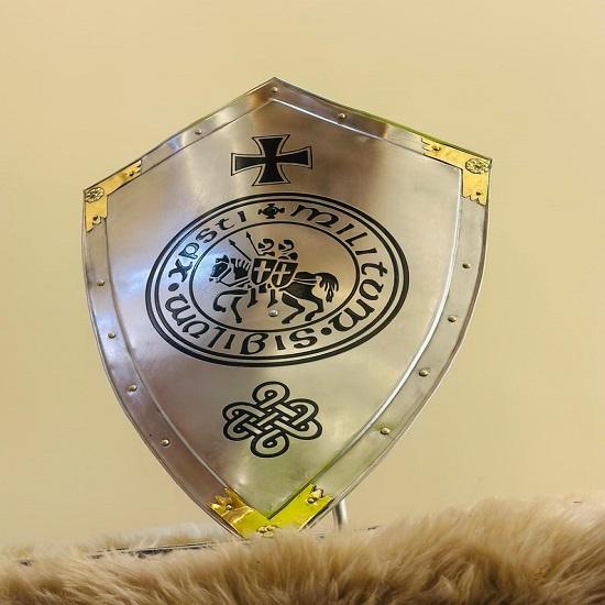 Templar Knight Shield Medieval Knight Holy Cross Templar Shield  Medieval Crusader Armor Shield  Best Gift