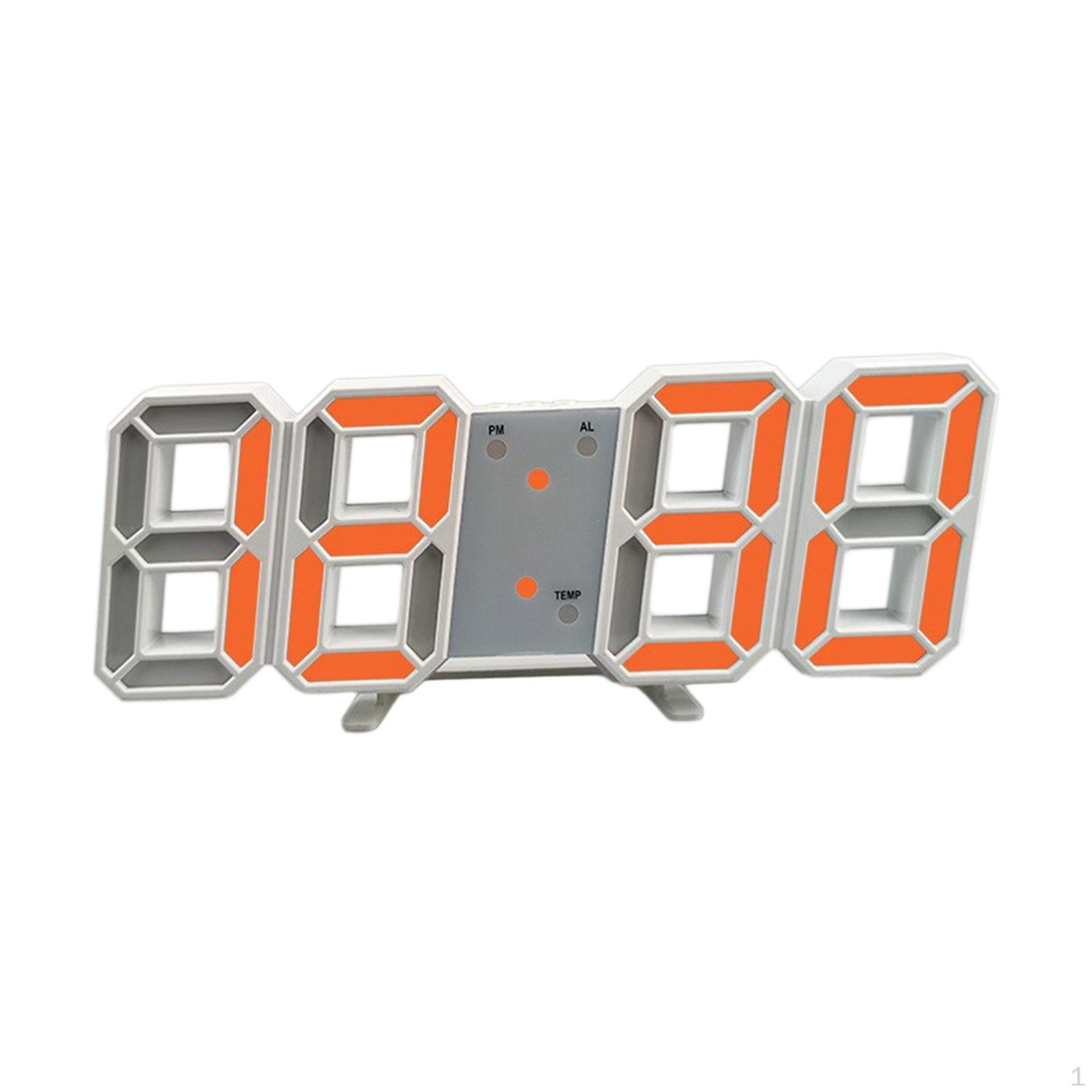 

Настольные часы Электронный настольный дисплей температуры Мини-светодиодный настенный для прикроватной тумбочки в помещении