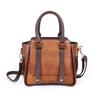 Vintage head layer cowhide handbag texture brown ladies crossbody bag urban simple single shoulder bag fashion