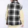 New MLB Down Vest Unisex Plaid 3ADVP0116-50CRS