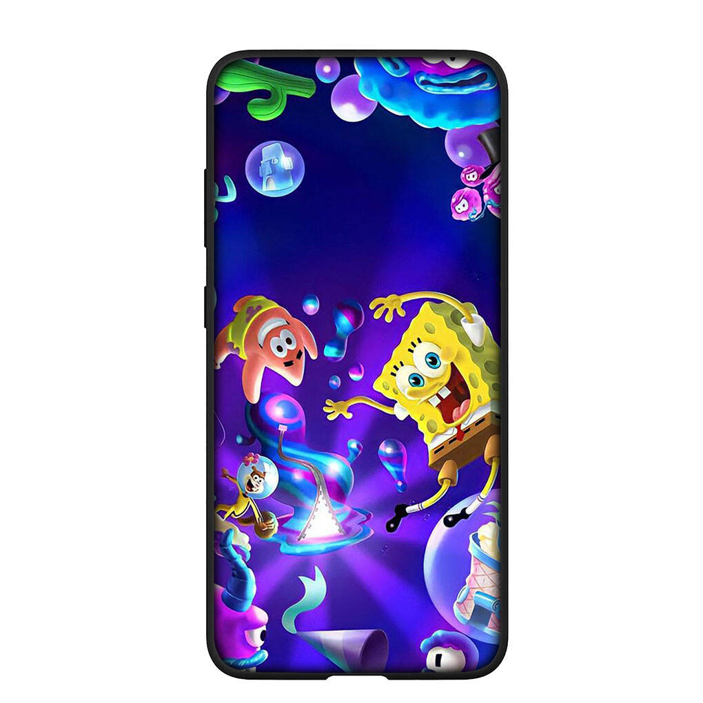 Custodia per Telefono per Samsung Galaxy S25 S23 S22 S24 Ultra FE S9 A05 A06 A15 A16 A36 A37 A35 A54 A55 A56 A57 A25 A26 A53 Anime S-SpongeBob Quadrato Copertina