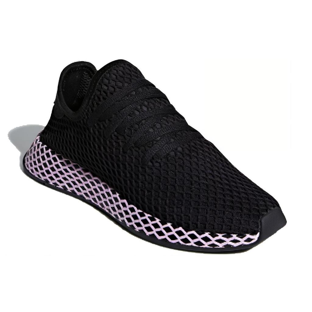 adidas Deerupt Core Black Clear Lilac Damskie B37602