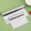 6"/8" Stainless Steel Cakes Scraper DIY Dough Pastry Spatulas Buttercream Edge Smoother Cake Decorating Tools Baking Accessorie