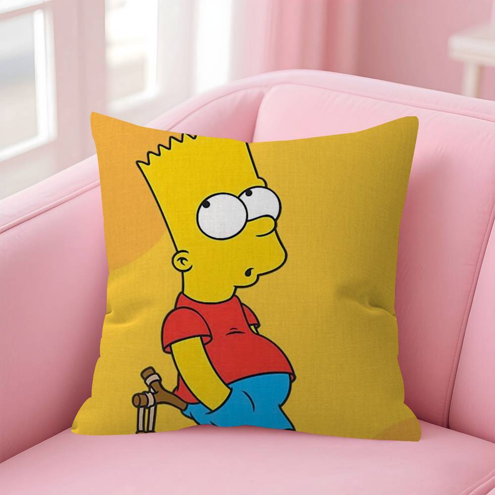 Cartoon The Movie SSimpsons Cushion Cover Decorative Pillow Sofa Home Decor Case Pillow Cases