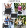 Wheelchair Side Storage Bag Mult‑Pocket Armrest Organizer Pouch Oxford Hanging Bag for Walker Rollator Wheelchair Accessories