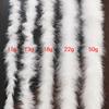 2Yards Natural White Fluffy Marabou Turkey Feathers Boa DIY Christmas Tree Plumas Wedding Dress Decoration Plumes Boa for Crafts