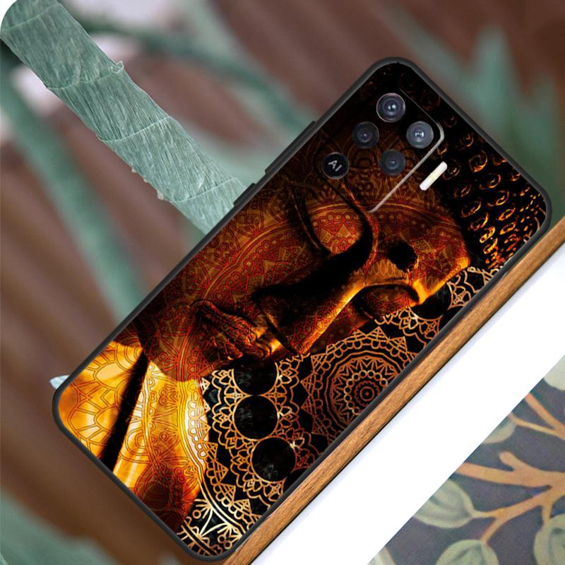 Mandala Buddha For OPPO A53S A57S A54S A38 A78 A58 A79 A15 A17 A77 A16 A76 A96 A52 A72 A5 A9 A94 A74 Case