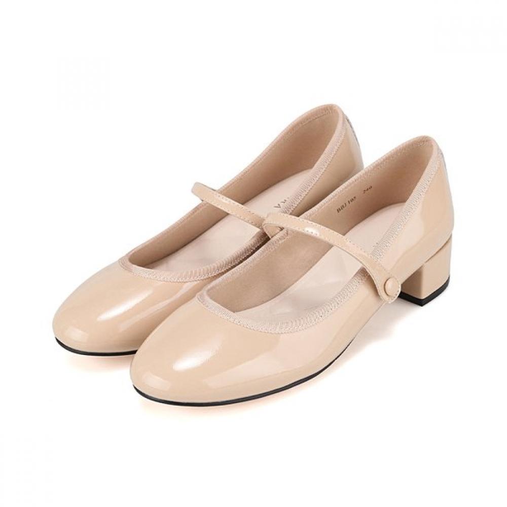 Barbara Soft Leather Patent Mary Jane Pumps 35cm Bbj105be 250mm 17570₽