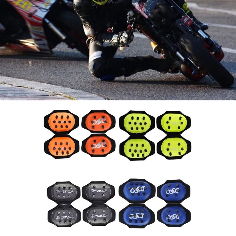 2 Stück Radsport-Knieschoner Motorrad-Knieschoner Neuer Schieber Funken Schleif-Kniebeutel Biege-Artefakt Schleifbeutel