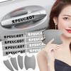 Car Door Sticker Auto Handle Anti Scratch Protection Film 8Pcs Car Styling For Peugeot 206 307 308 3008 207 208 407 508 5008 107