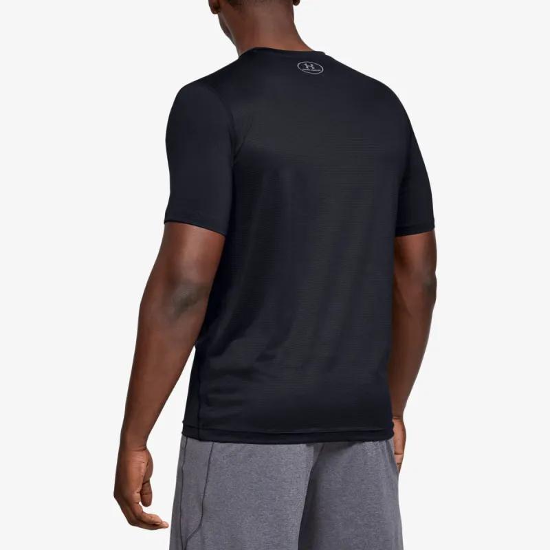 Under Armour T Shirts Men's Black/Graphite Ink Crew Neck Moderate 1257466-001