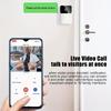 [Wireless Video Doorbell] 1pc Wireless Video Doorbell - HD Camera, Wide Angle, Intelligent Voice Intercom, WiFi Enabled, Battery/USB Dual Power