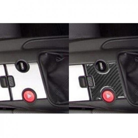 Carbon Fiber Interior Warning Light Cover Trim For Honda S2000 2004-2009 Type B