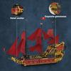 5600PCS Queen Anne's Revenge Building Blocks Pirate Ship Model Educational DIY Desktop Decoration Toy Holiday Gift for Kids