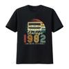 1982 Vintage Cassette Design 41st Birthday T Shirt Best Of 40 Years Being Awesome Hello Forty Limited Edition Vintage Washed